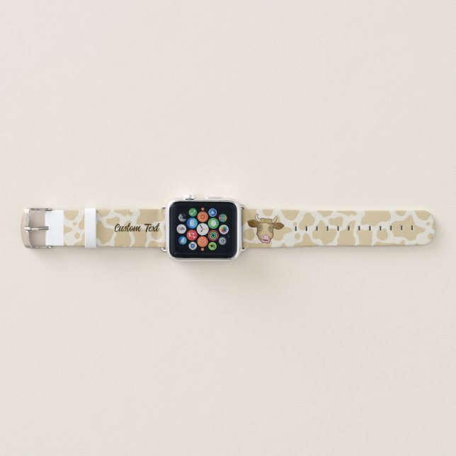 Surprised Cow Apple Watch Band (Front)