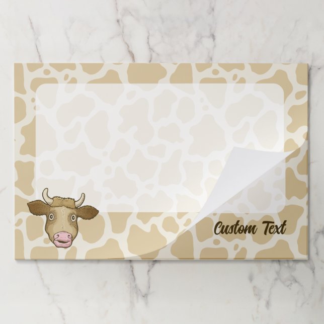 Surprised Cow Paper Pad (Folded)