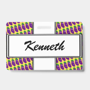 Surprised Eggplant by Kenneth Yoncich Badge