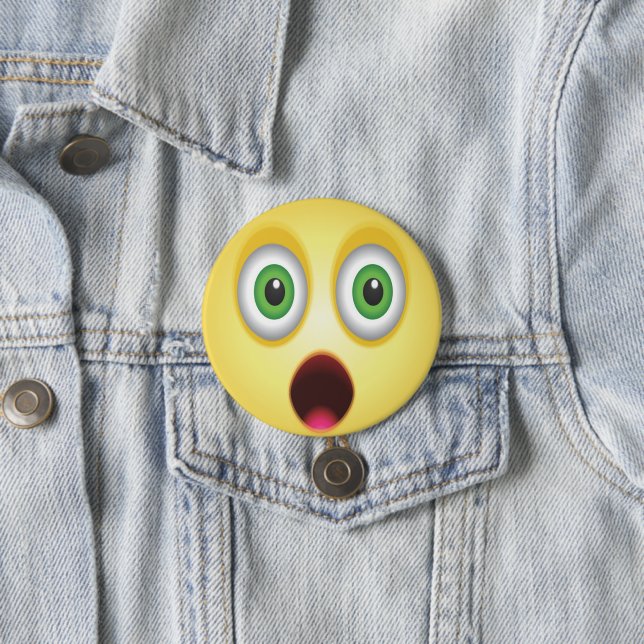 Surprised Emoji Face Button (In Situ)