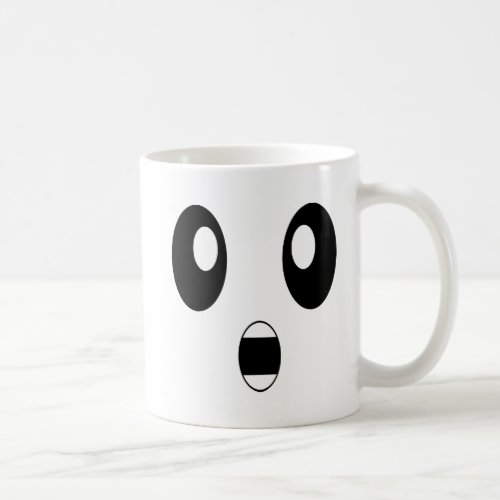 Surprised Emoji Shocked Emoticon Dumbfounded Faces Coffee Mug