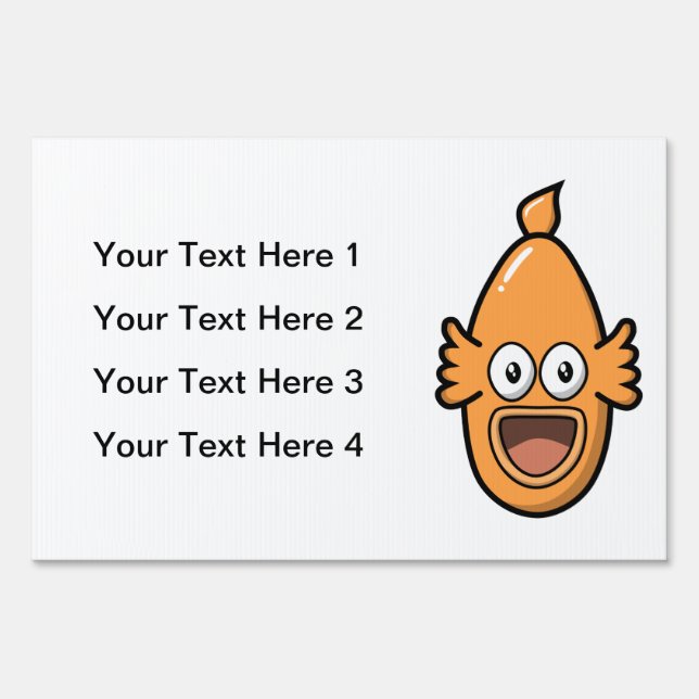 Surprised Fish. Sign (Front)