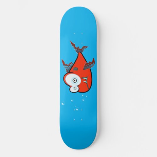 Surprised Fish Skateboard Deck