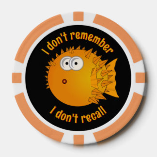 Surprised Golden Globe Fish - I don't remember Poker Chips
