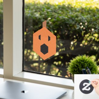 Surprised Jack-o-Lantern Trapezoid Tile