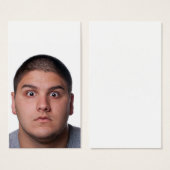 Surprised Man's Face (Front & Back)