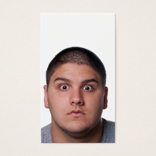 Surprised Man's Face (Front)
