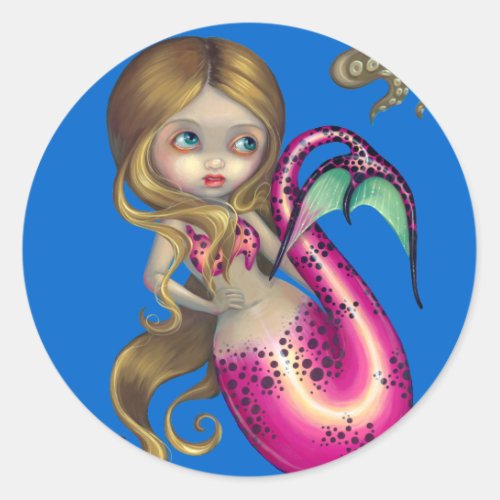 Surprised Mermaid Sticker