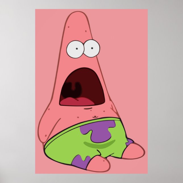 Surprised Patrick Poster (Front)
