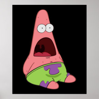 Surprised Patrick Poster