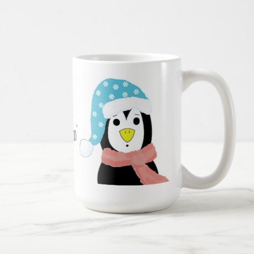 Surprised Penguin _ Just Chillin Coffee Mug