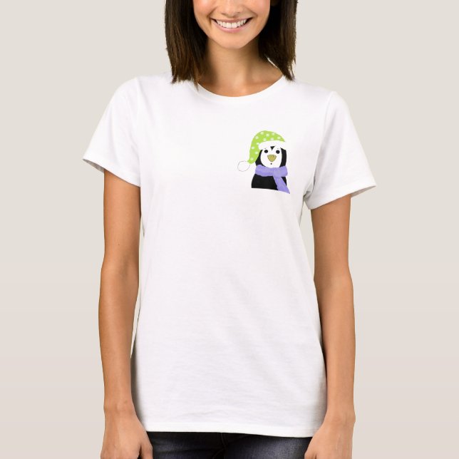 Surprised Penguin T-Shirt (Front)