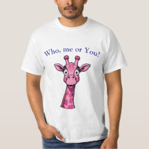 Surprised Pink Giraffe