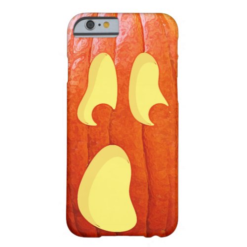 Surprised Pumpkin Jack O Lantern Face Halloween Barely There iPhone 6 Case