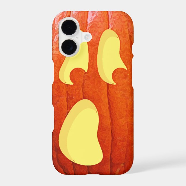 Surprised Pumpkin Jack O Lantern Face Halloween Case-Mate iPhone Case (Back)