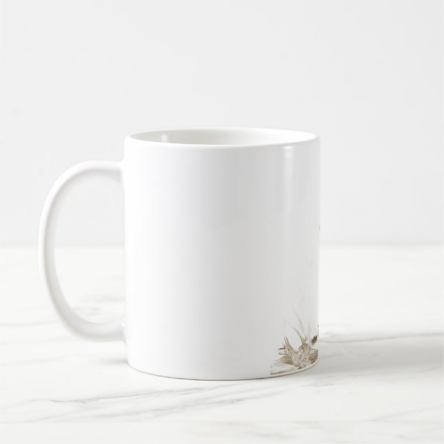 Surprised Rabbit Coffee Mug (Left)