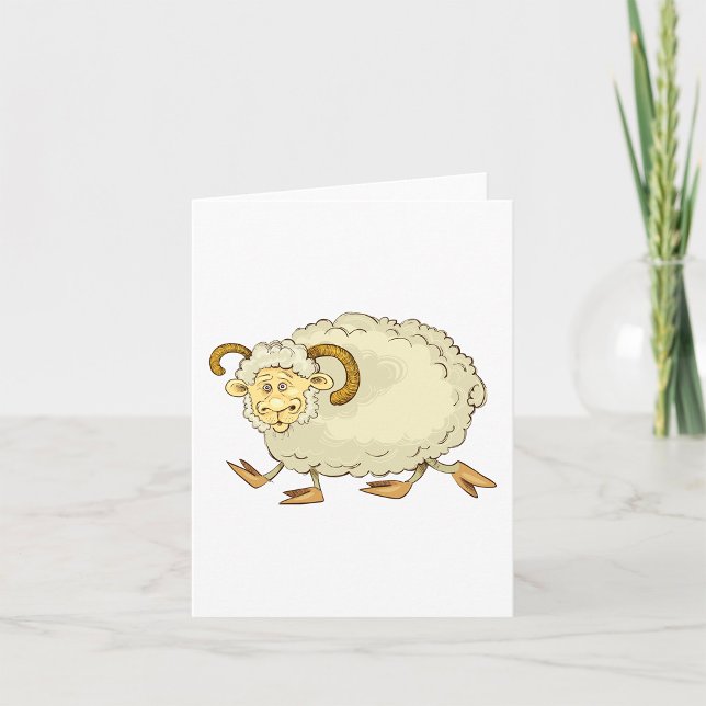 Surprised Ram Sheep Card (Creator Uploaded)