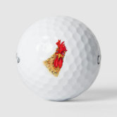 Yamato 6pcs Novelty Unique Designs Funny Golf Balls Colored Dual