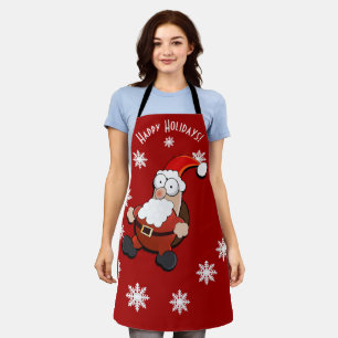 Surprised Santa Custom Apron