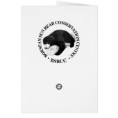 Surprised Sun Bear Cards (Back)
