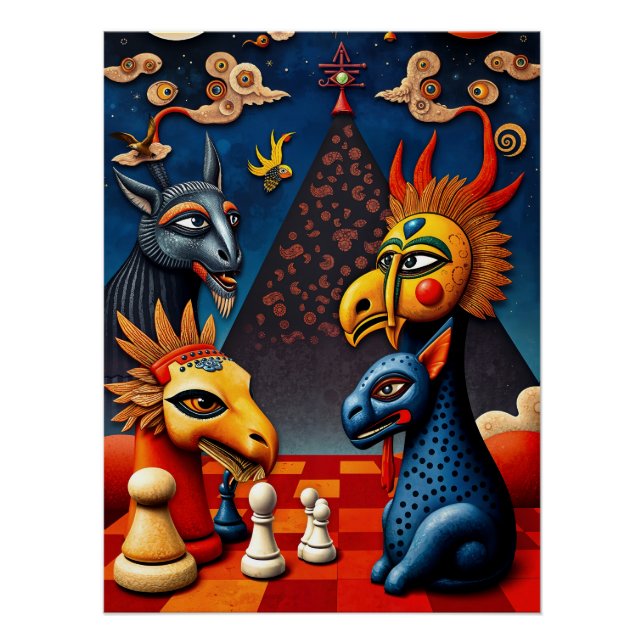 surreal 3D art Poster (Front)