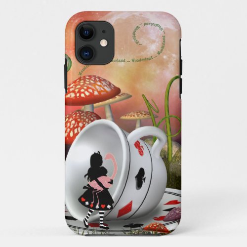 Surreal Alice Flamingo  Teacup iPhone 5 Case