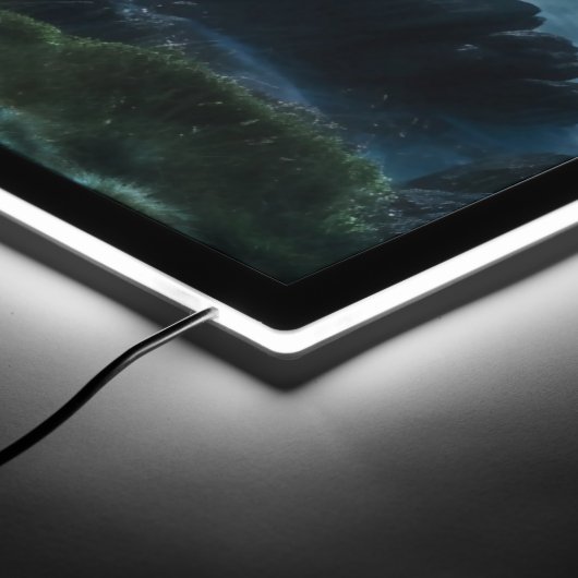 Surreal Alien Sea LED Sign (Corner)