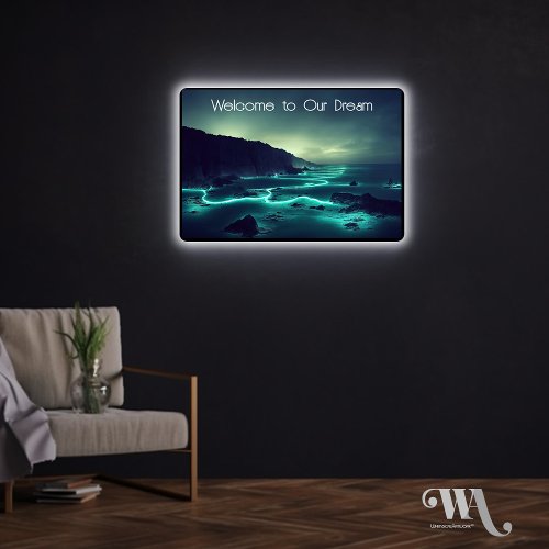 Surreal Alien Sea LED Sign