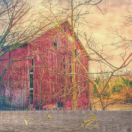 Surreal and Gorgeous Red Barn Tissue Paper