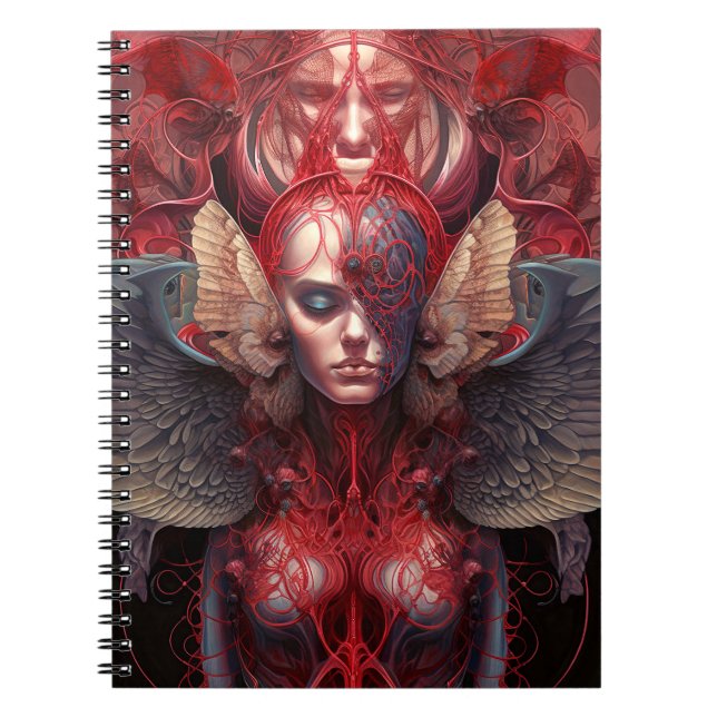 Surreal Angel Artwork Notebook (Front)