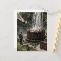 Surreal Art Chocolate Cake Collage
