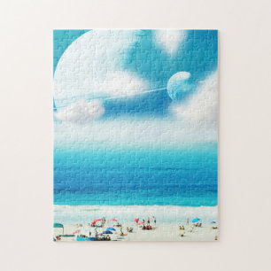 Surreal beach front jigsaw puzzle