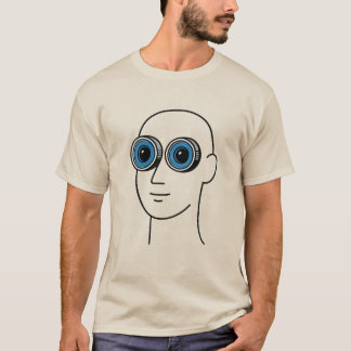 Surreal Big Lens Eyes Minimalist Unisex T-shirt