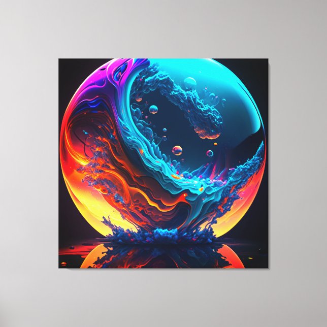 Surreal Bubble-In Canvas Print (Front)