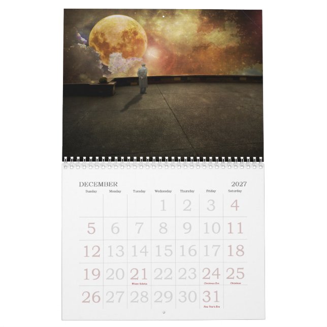 Surreal Calendar (Dec 2027)