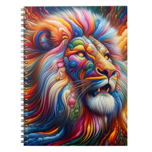 Surreal Celestial Lion Notebook