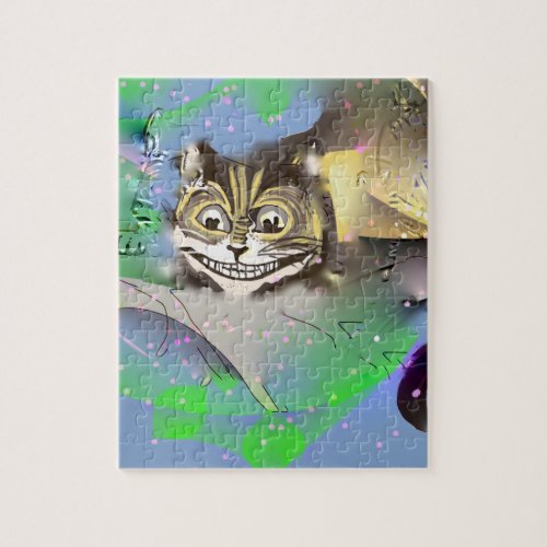 Surreal Cheshire Cat Fading into The Background Jigsaw Puzzle