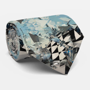 Surreal Chess Neck Tie