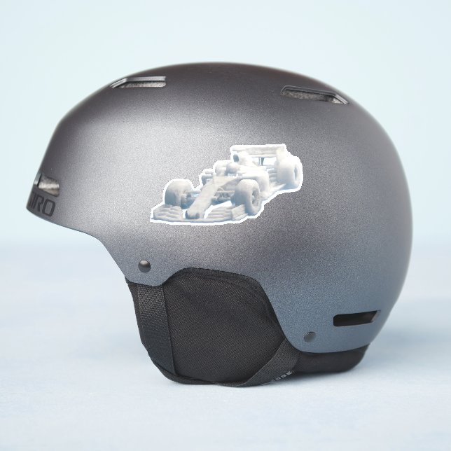 Surreal cloud racer helmet viny sticker (Helmet Side)