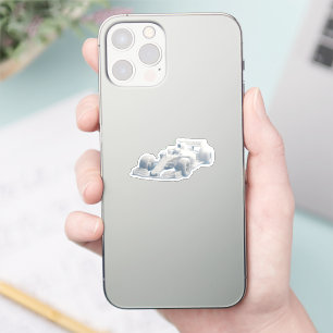Surreal cloud racer mini vinyl stick sticker