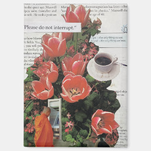 Surreal Collage Wall Art Abstract Modern Decor Magnet