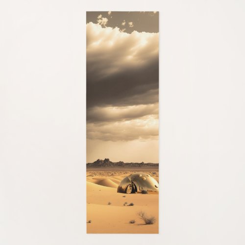 Surreal Cosmic Desert Dreamscape Yoga Mat