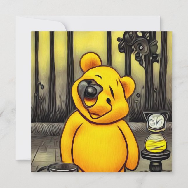 Surreal Cyborg Parody Pooh Bear (Front)