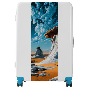 Surreal Desert Rock Formations Luggage – Vibrant