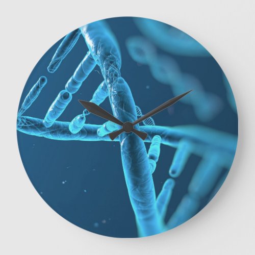 Surreal DNA Image Large Clock