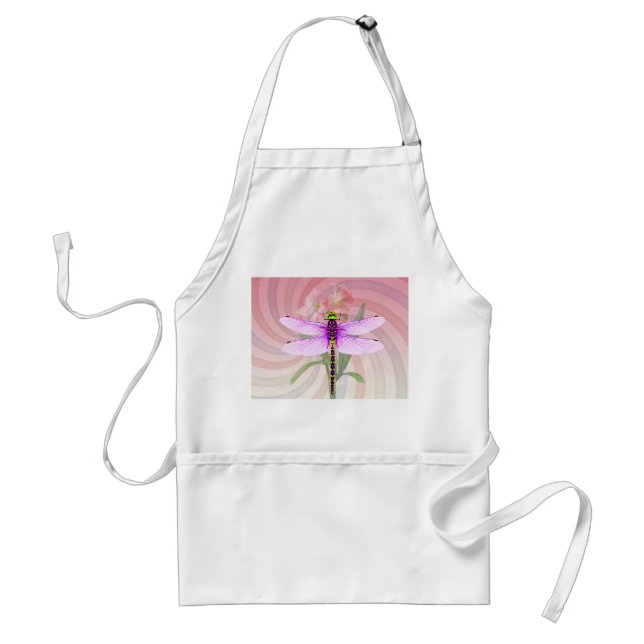 Surreal Dragon Fly Adult Apron (Front)