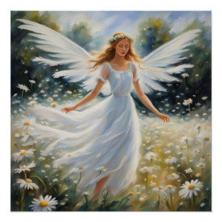 Surreal Fairy Illustration Poster