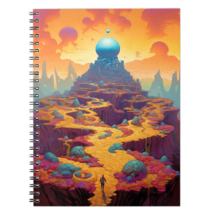 Surreal Fantasy City Notebook
