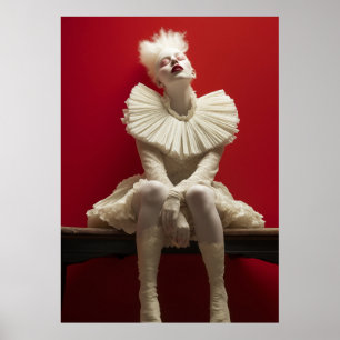 Surreal Fantasy Fashion Girl Photo 2 Poster