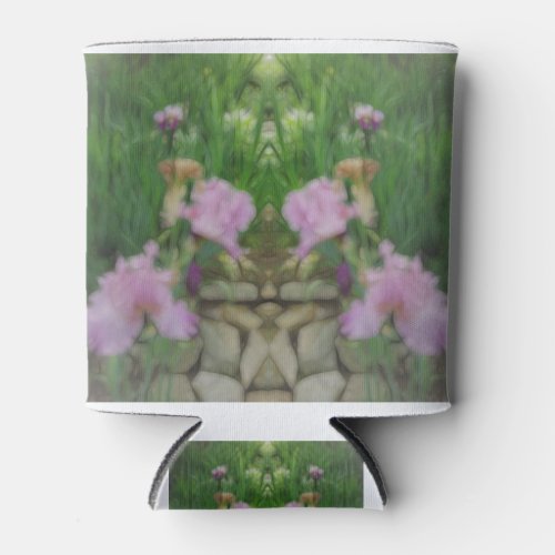 Surreal Fantasy Iris Floral Path Can Cooler